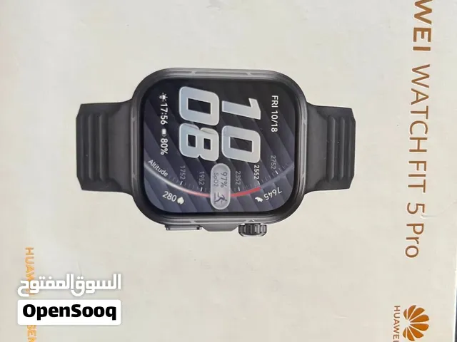 Huawei Watch Fit 5 Pro جديدة لم تُستخدم + سير إضافي