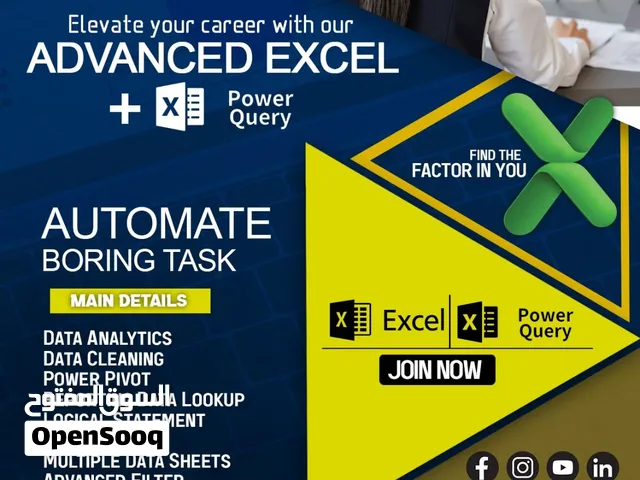 Advanced Excel @800 only at the United Institute.