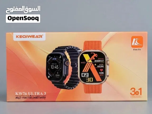 Keqiwear KW76 Ultra 3 Multi-Function Smartwatch  3-in-1 Smart Watch with Fitness Tracker