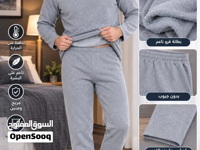حراري رجالي مبطن فرو