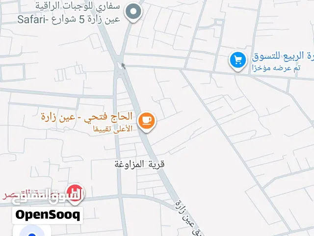 ارض للبيع موقع عين زارة 5شوارع