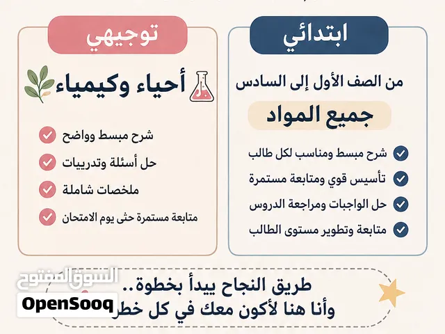 معلمة  خصوصية للإناث من التأسيس إلى التفوق بطريقة فعالة بسيطة ومناسبة لجميع الفئات