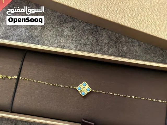 18K Gold Lifestyle Fine Jewelry Bracelet — Elegant Turquoise Stone Detail