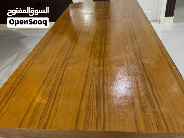 طاولة طعاك خشب الزان الثقيل