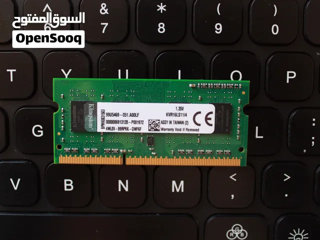 رام لابتوب RAM LAPTOP 4G DDR3 KINGSTON