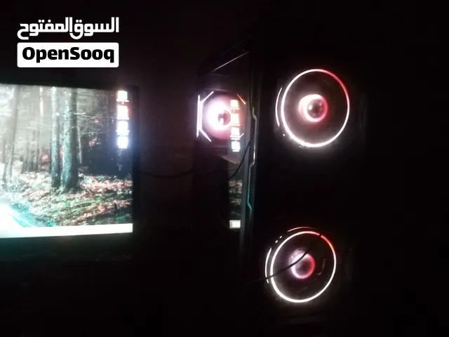 PC للألعاب المتوسطة و القوية نظيف الجهاز مستعمل وياه ملحقات كيبورد RGB و ماوس المواصفات ب الوصف....