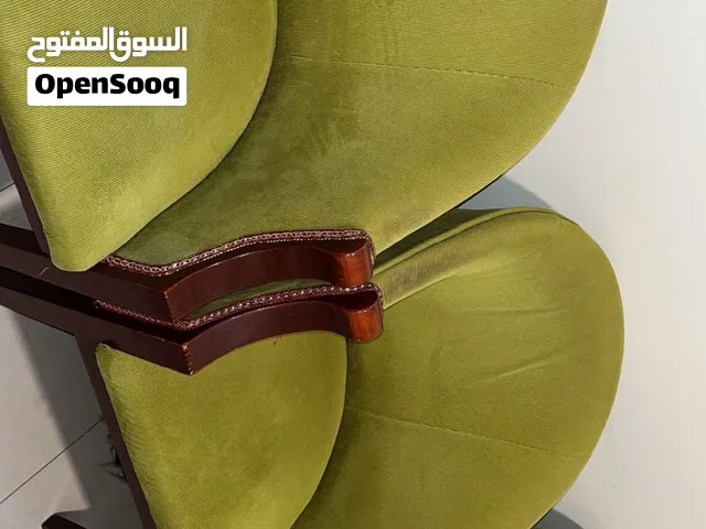 كراسي كنب باللون الفستقي للبيع