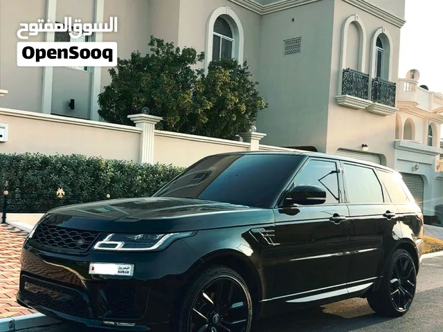 For sale Range Rover sport in black with red leather in perfect condition