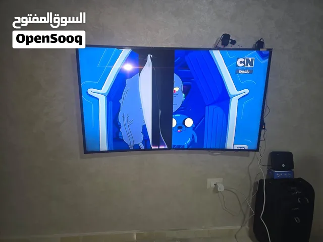 سامسونج 55 بوصه كيرف مكسور شاشه