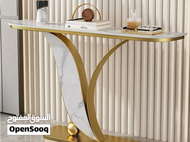كونسول مودرن بتصميم راقي ومميز، مناسب للمدخل، الصالون أو خلف الكنبايات