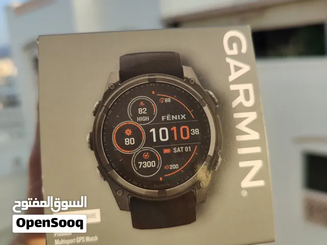 Garmin fenix 8 Solar sapphire 51 mm ساعة جرمن الذكية فينكس 8 سولر سفاير الحجم الكبير