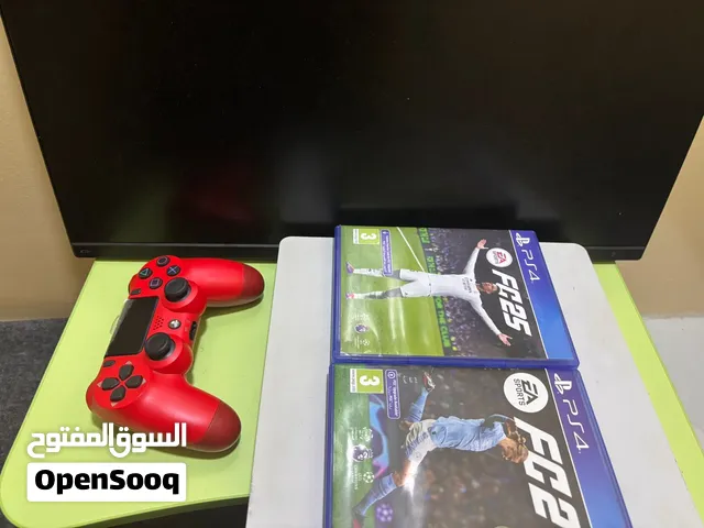 PS4 Slim White (500GB) + HP Monitor + Controller + FC25 & FC24 - Full Gaming Setup / Separate