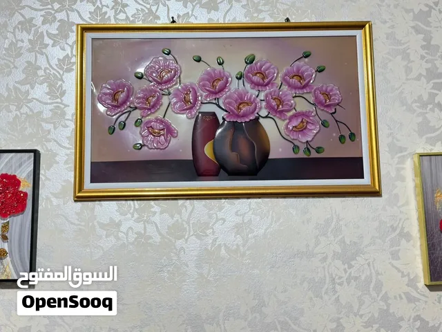 4 لوحات شكل ازهار