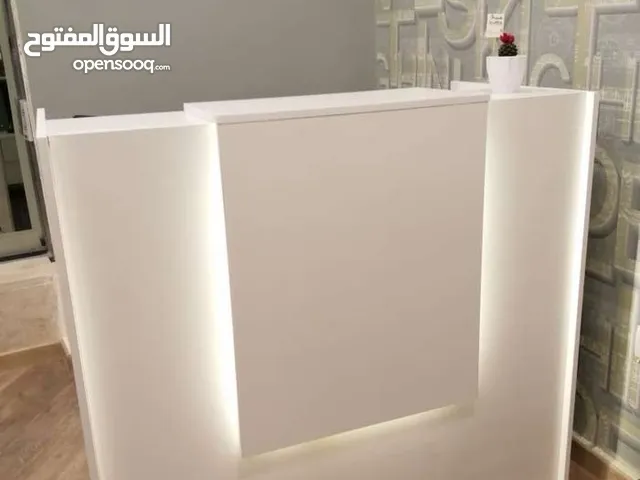 كاونترات  استقبال 120سم شامل التوصيل والتركيب مع إمكانية اختيار اللون والموديل المناسب