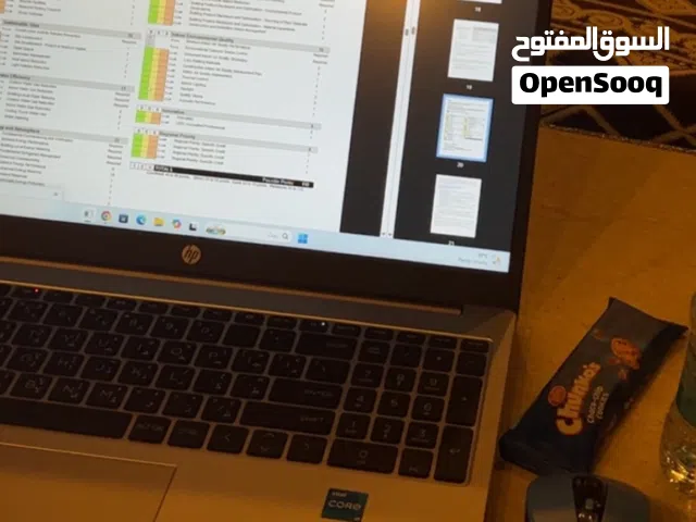 لابتوب hp للبيع، نظيف جداً استعمال قليل