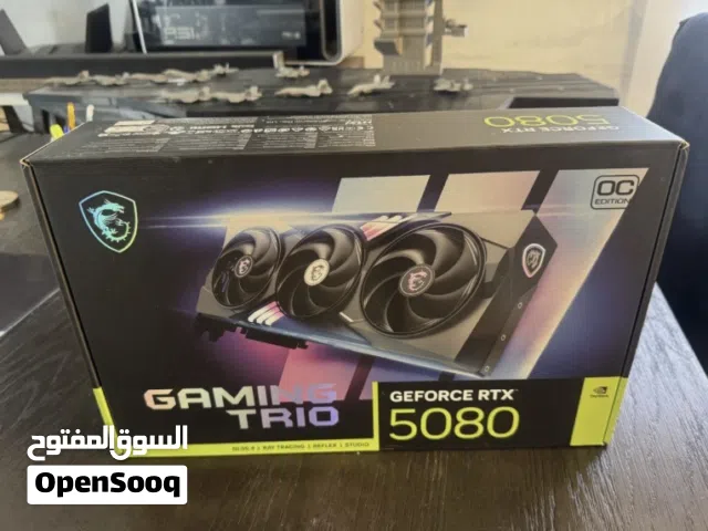 MSI GeForce RTX 5080 GAMING TRIO 16GB OC TRI FROZR 4 PCIe 5.0 GDDR7