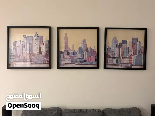 Set of 3 New York Skyline Prints