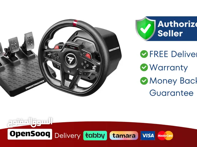 Thrust Master PlayStation Force Feedback Racing Wheel and Pedal Set, T248R