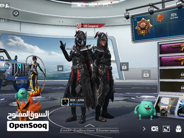 PUBG Mobile Conqueror Account with Phoenixra X-Suit, Dimensional Diva X-Suit, and Ultimate