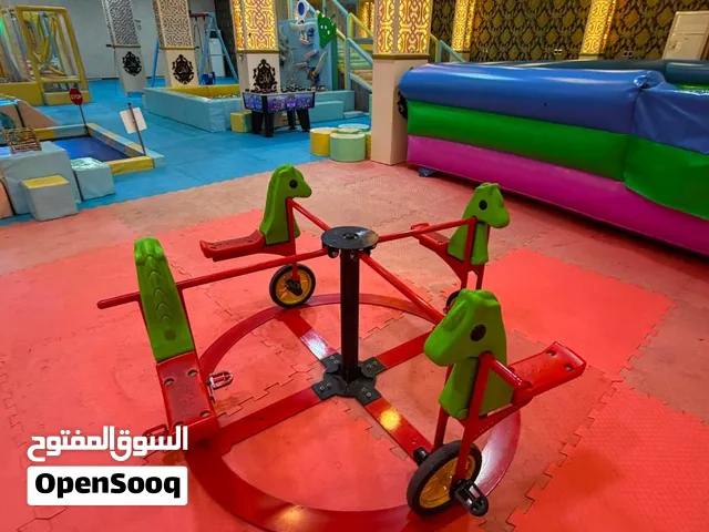 فرصة استثمارية  ممتازه قاعة العاب سوفت بلي للبيع تناسب الاعمار من 2للعشر سنوات  الالعاب بخالة جيدة ا