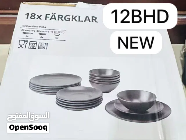 IKEA 18-piece service, matt dark grey  18-piece service, matt light grey