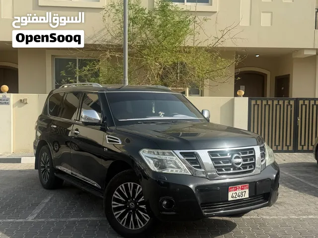 NISSAN PATROL LE PLATINUM CITY 2014TOP OF THE LINE GCFULL OPTION أعلى فئة  مواصفات خليجية  فل أوبش