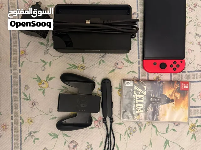 Ninted switch oled and the legend of zelda breath of the wild