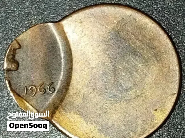 أبراهام لينكولن 1 سنت 1966 خطأ مطبعي
