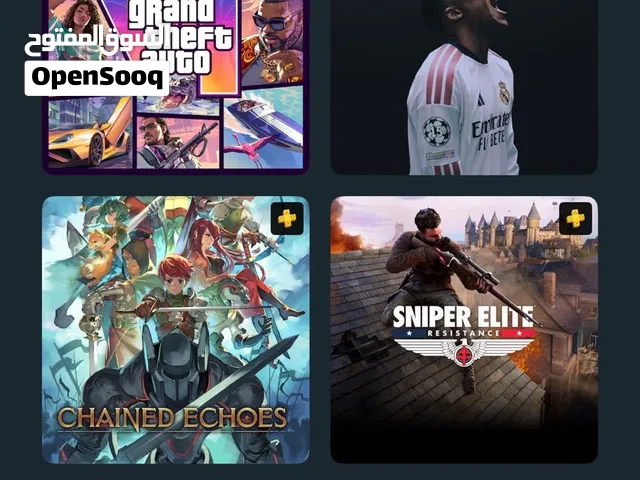 PS+ Accounts and Characters for Sale in Amman