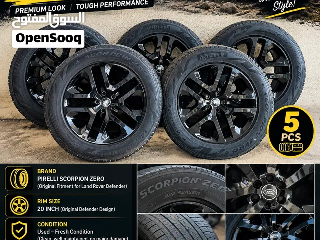 LAND ROVER DEFENDER TYRES AND RIMS FOR SALE