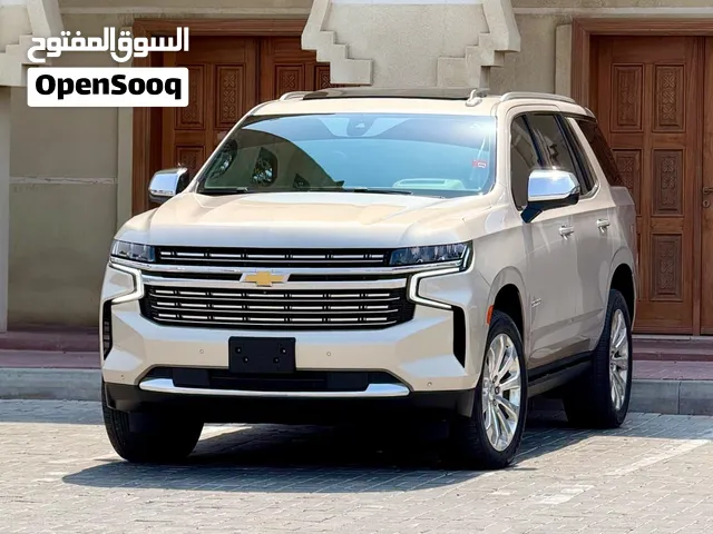شيفروليه تاهو PREMIER موديل 2021 خليجي ثنين مفتاح تشيكاتة وكالة الكندي لين 100 الف كم