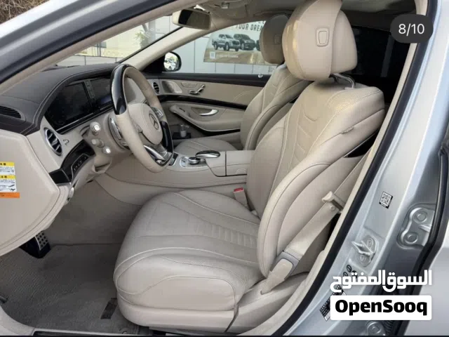 مرسيدس s550  موديل 2017 9 غيار  نظيفة شبه مخزن