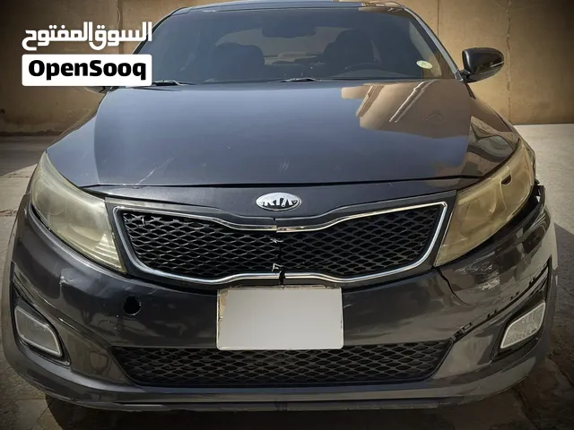 للبيع كيا أوبتيما 2014 نص فل - رمادي غامق - تقرير فحص مزادات ( سمارت كار )