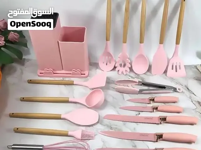 *وصل الجديددد والمميز والحصري* *مجموعه ملاعق طبخ متاكمله سيلكون الاصلي 19 قطعه الحجم الكبير الاصلي