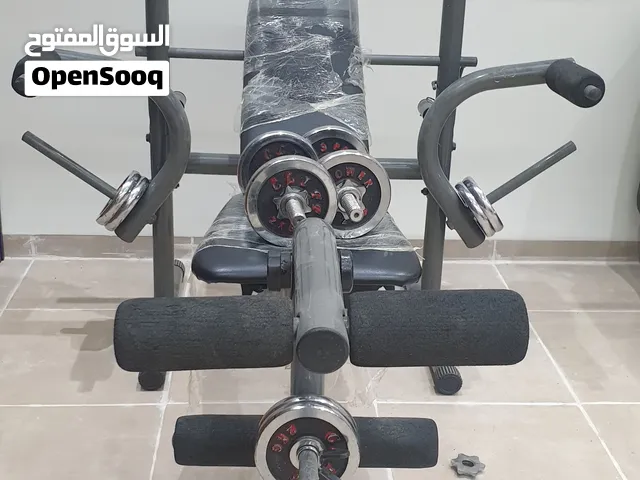 banc de musculation+ poids libres