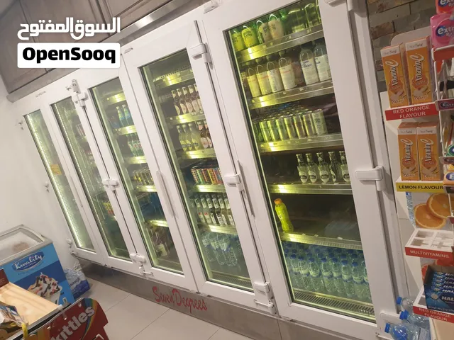 ثلاجات ومستلزمات سوبرماركت للبيع