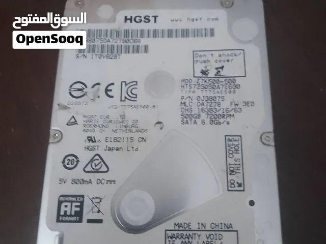 هاردسك 500  GB لابتوب