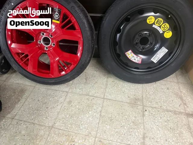 2 تيار كامل مع جنط الاول رقم 245/40R25XL الثانى رقم T145/80R19