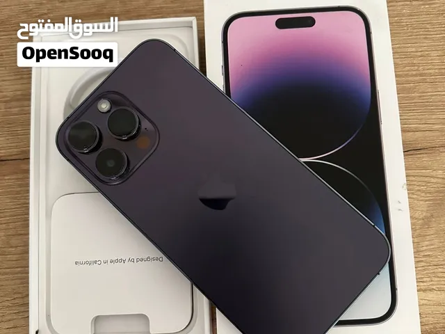 للبيع iPhone 14 Pro سعة 128 جيجابايت باللون البنفسجي Deep Purple