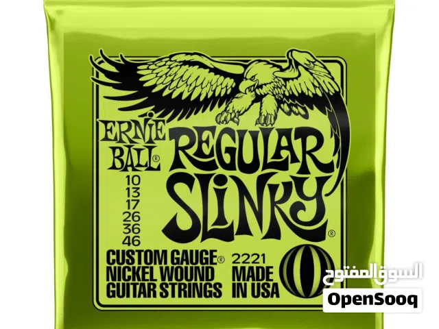 اوتار جيتار الكترك – Ernie Ball 2221 Regular Slinky Nickel Wound Set (10-46)