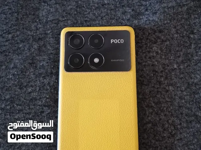 جهاز موبايل بوكو x6برو 5G ذاكره 512----120فريم ببجي