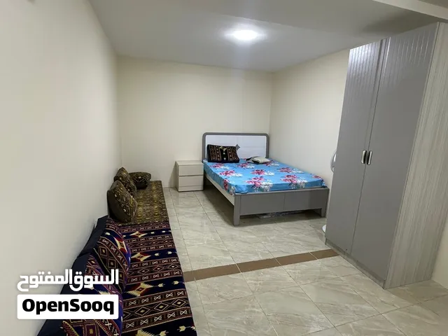 A studio apartment is available for rent, including electricity and water, for 110 Bahraini dinars.