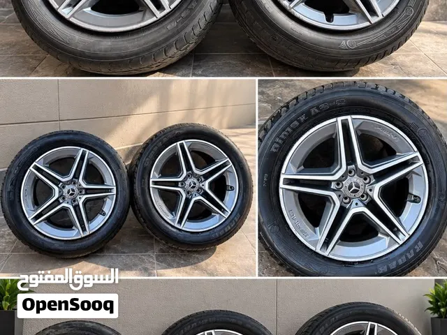 طوات مرسيدس بنز - طوات وكاله بنز AMG - سيارة GLE 450 مديل 2023 - مقاس 20 - 2 طاوات + 1 استبني وكاله