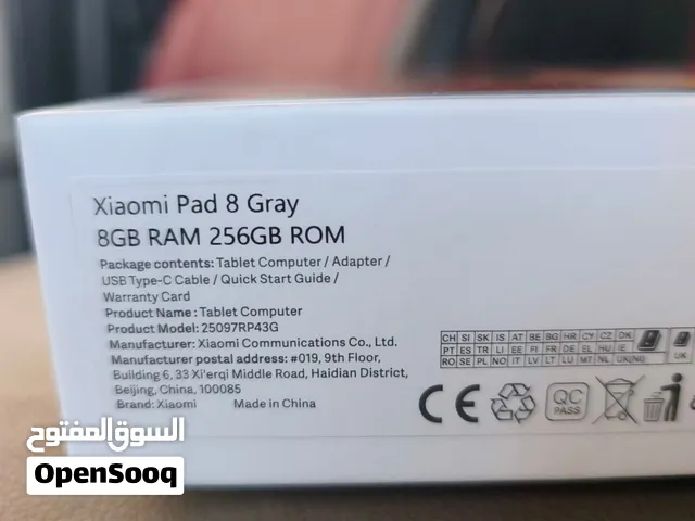 Xiaomi Pad 8 256gb/8gb Grey