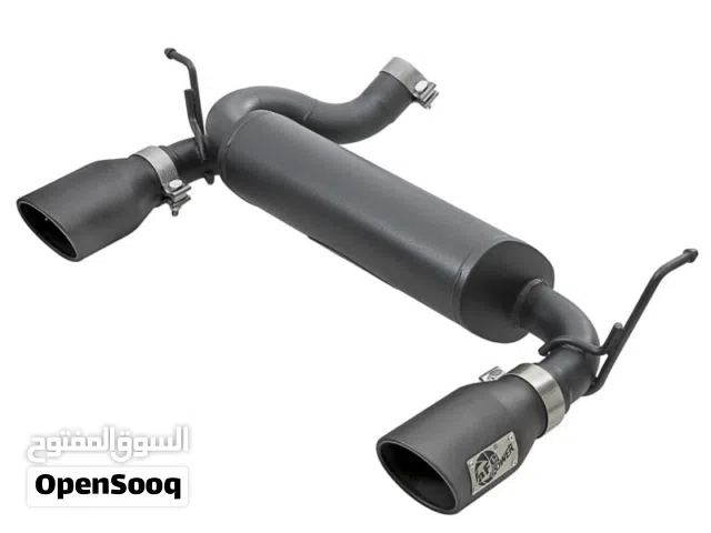 aFe Rebel Series 2.5in 409 SS Axle-Back Exhaust w/ Black Tips 2018+ Jeep Wrangler (JL) 3.6L & 2.0L