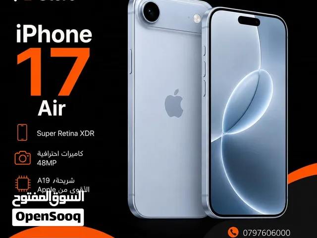 iphone 17 air ايفون 17 اير  جديد كلياً كفالة الوكيل