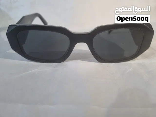 Authentic Prada Symbole Geometric Sunglasses (SPR 17W) – Gloss Black