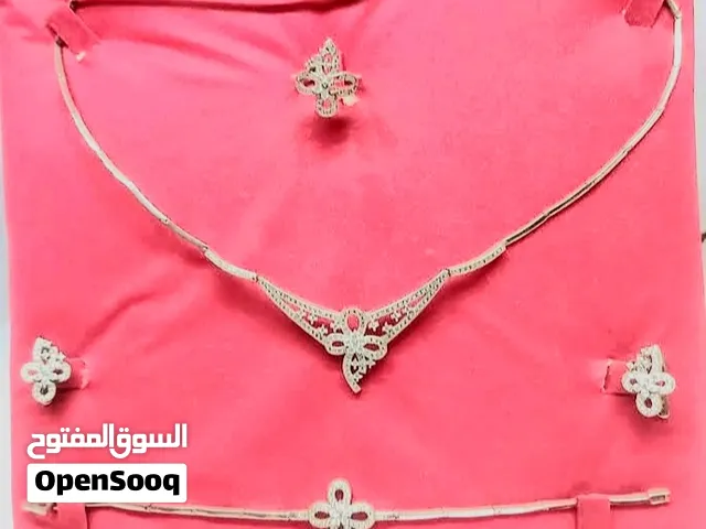 طقم فضه اصلي كامل ومختومين 925