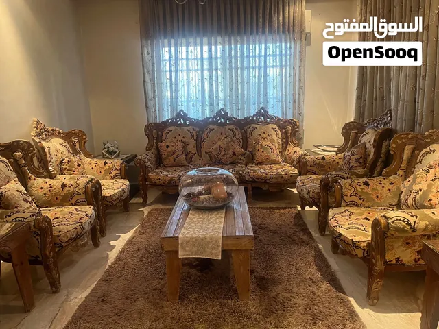 طقم خشب محفر 7 مقاعد