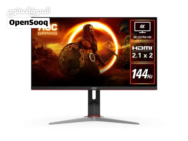 شاشة Aoc monitor 4k, 28 inch, 144hz, ips